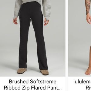 LULULEMON BRUSHED SOFTSTREAM PANTS